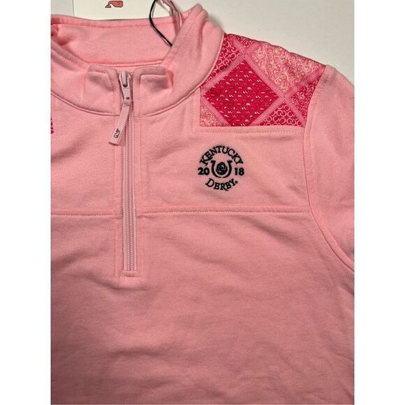 Vineyard Vines 144th Kentucky Derby 2018 Patchwork Shep Shirt Girls XL 16 NWT - Picture 8 of 9